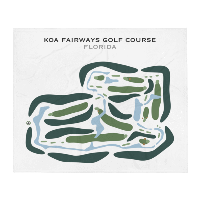 KOA Fairways Golf Course, Florida - Printed Golf Courses
