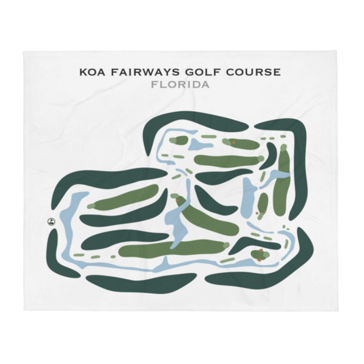 KOA Fairways Golf Course, Florida - Printed Golf Courses