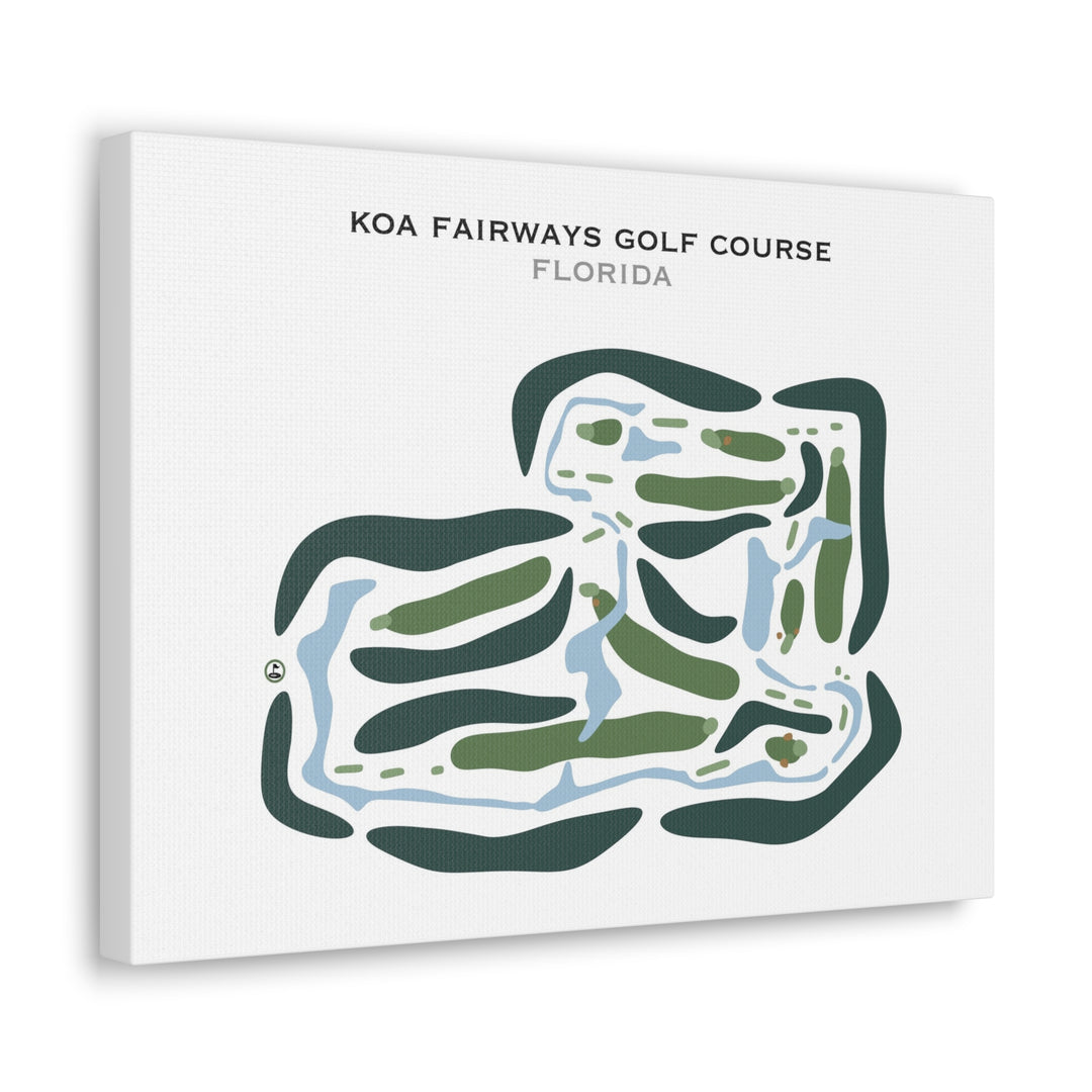 KOA Fairways Golf Course, Florida - Printed Golf Courses