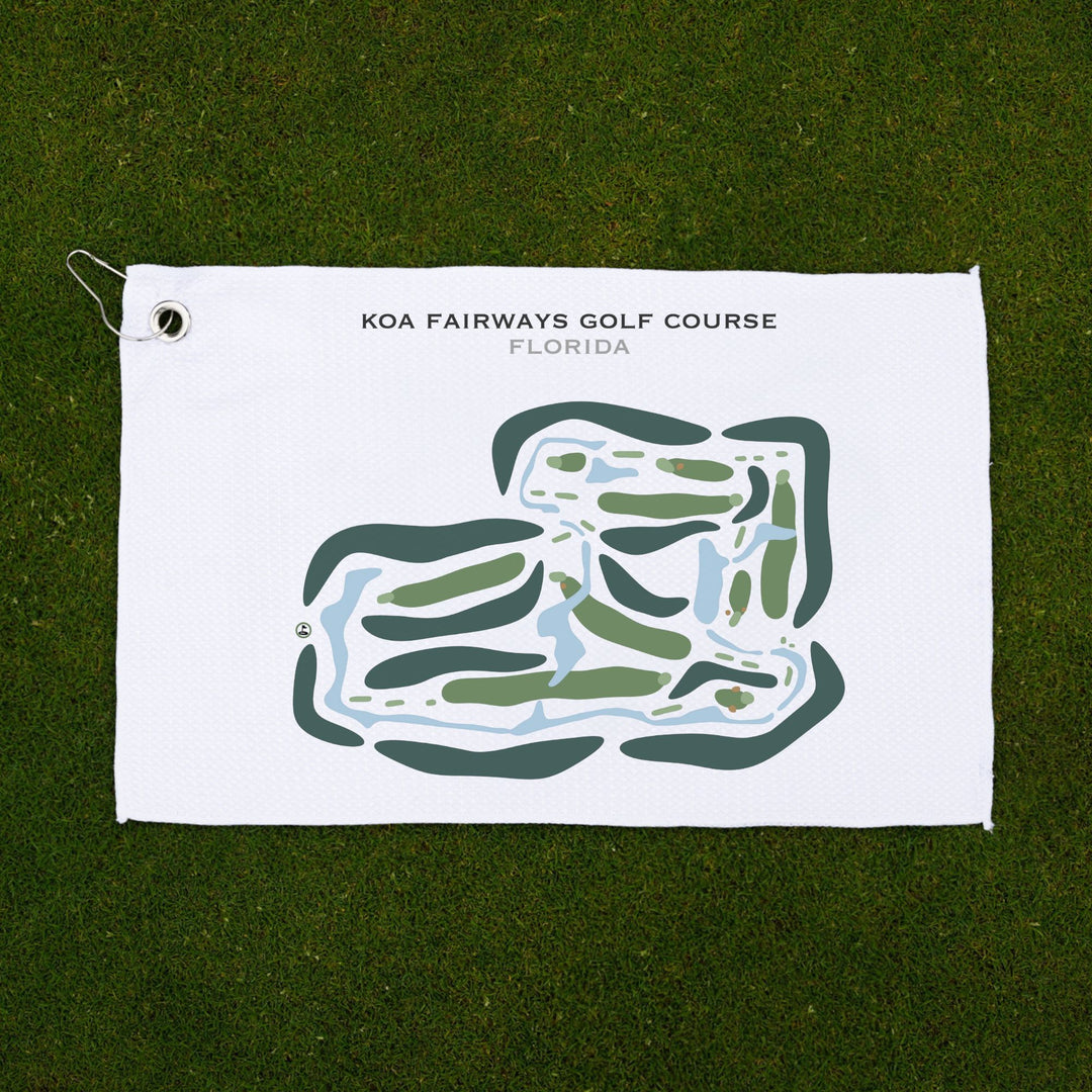 KOA Fairways Golf Course, Florida - Printed Golf Courses