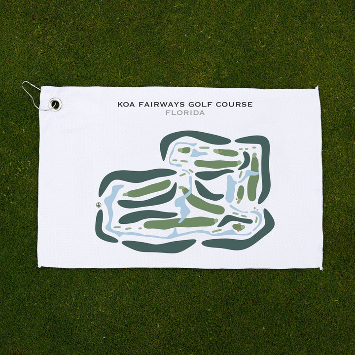 KOA Fairways Golf Course, Florida - Printed Golf Courses