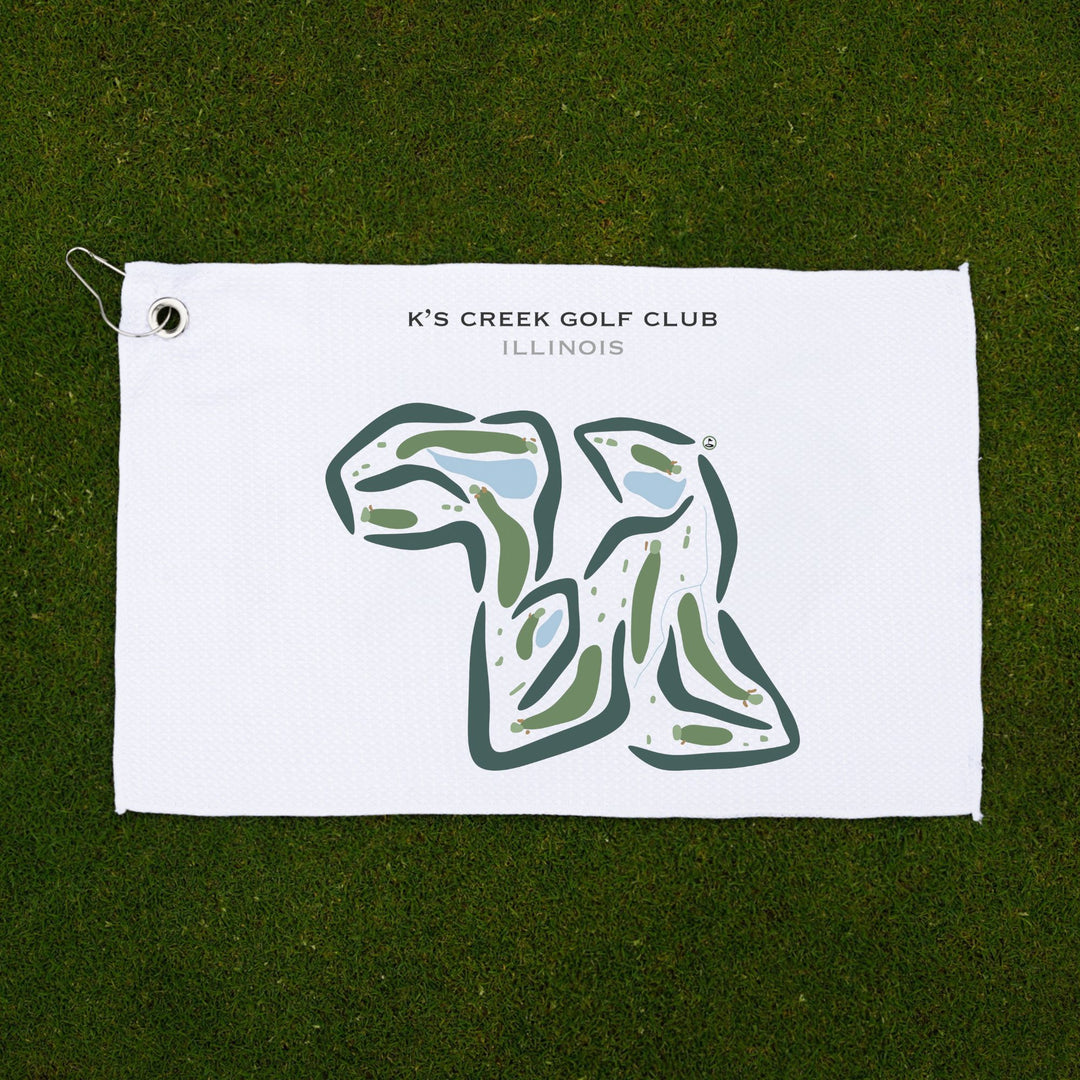 K's Creek Golf Club, Illinois - Printed Golf Courses