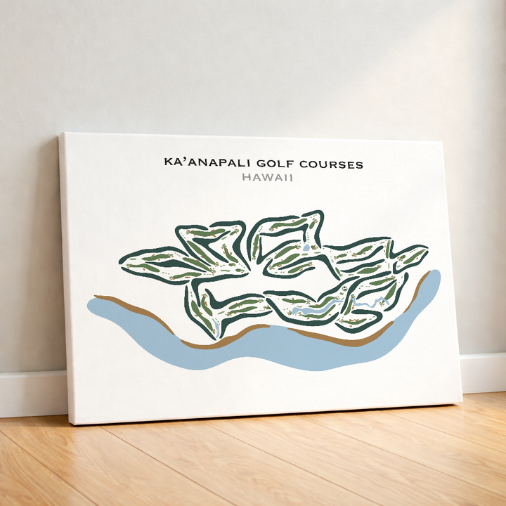 Ka'anapali Golf Courses, Hawaii - Printed Golf Courses