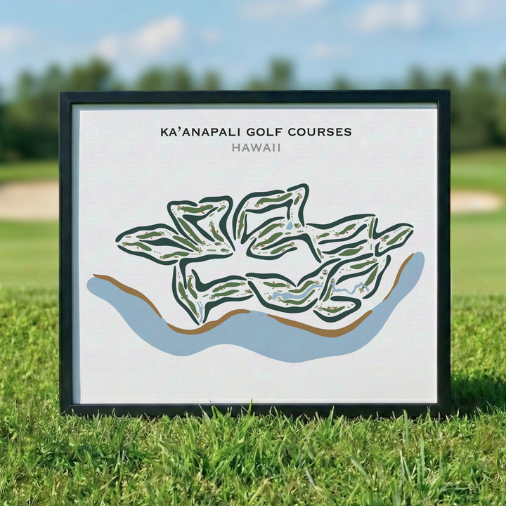 Ka'anapali Golf Courses, Hawaii - Printed Golf Courses