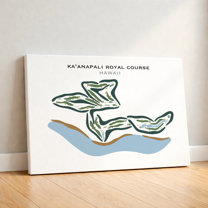 Ka’anapali, Royal Golf Course, Hawaii - Printed Golf Courses