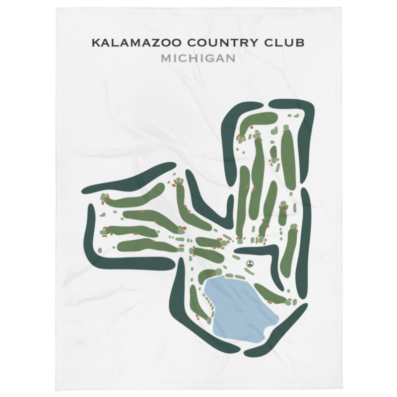 Kalamazoo Country Club, Michigan - Printed Golf Courses