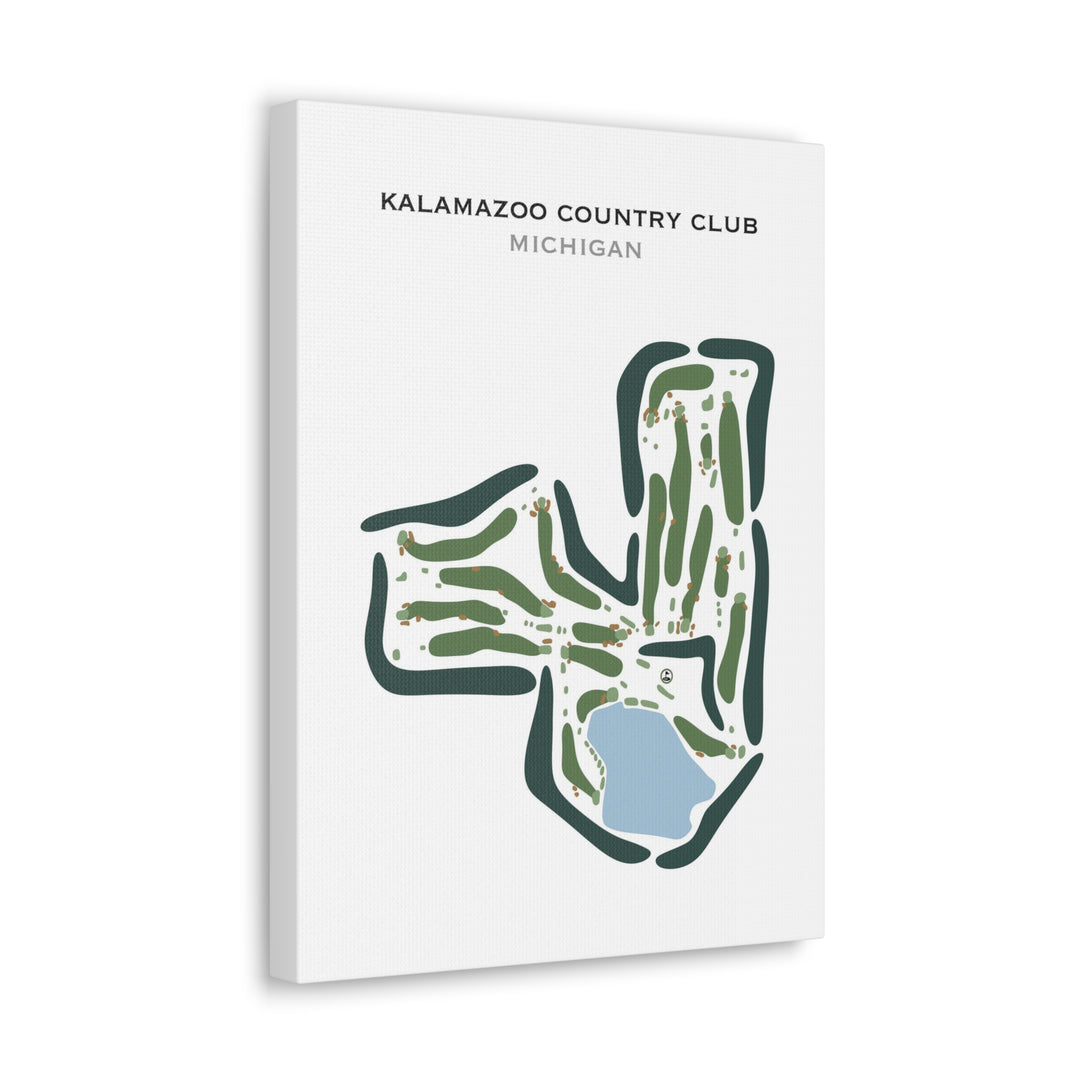 Kalamazoo Country Club, Michigan - Printed Golf Courses