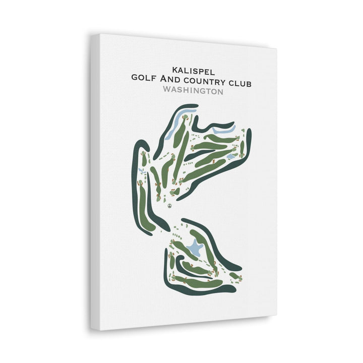 Kalispel Golf & Country Club, Washington - Printed Golf Course