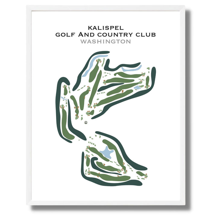 Kalispel Golf & Country Club, Washington - Printed Golf Course