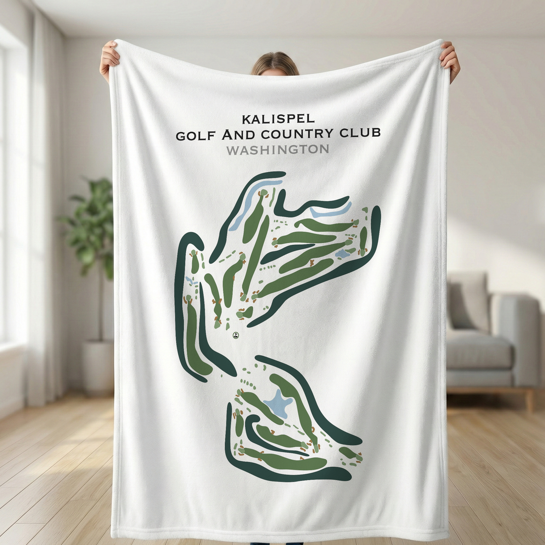Kalispel Golf & Country Club, Washington - Printed Golf Course