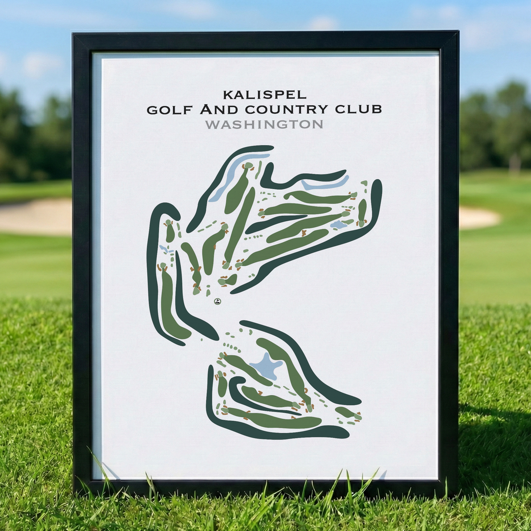 Kalispel Golf & Country Club, Washington - Printed Golf Course