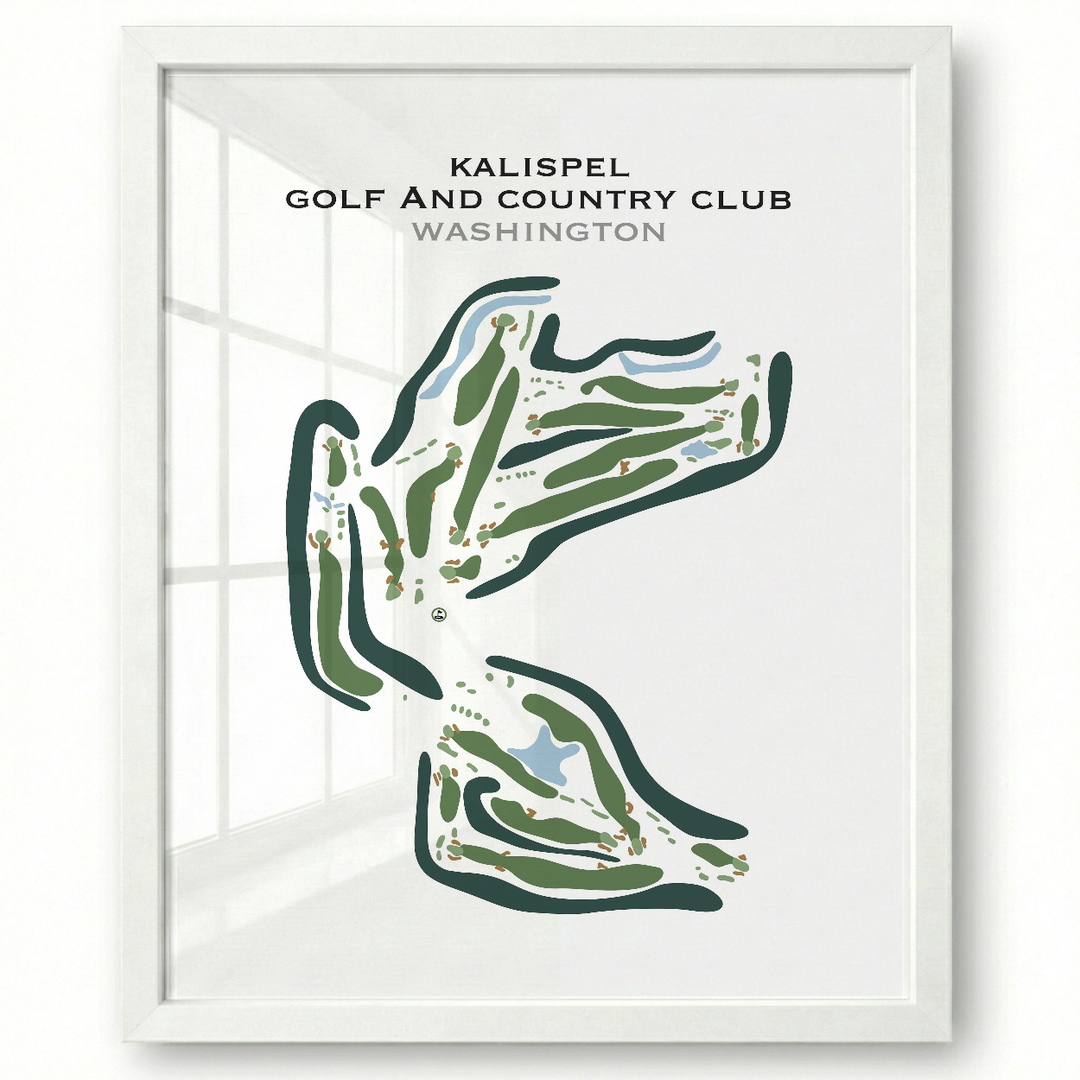 Kalispel Golf & Country Club, Washington - Printed Golf Course