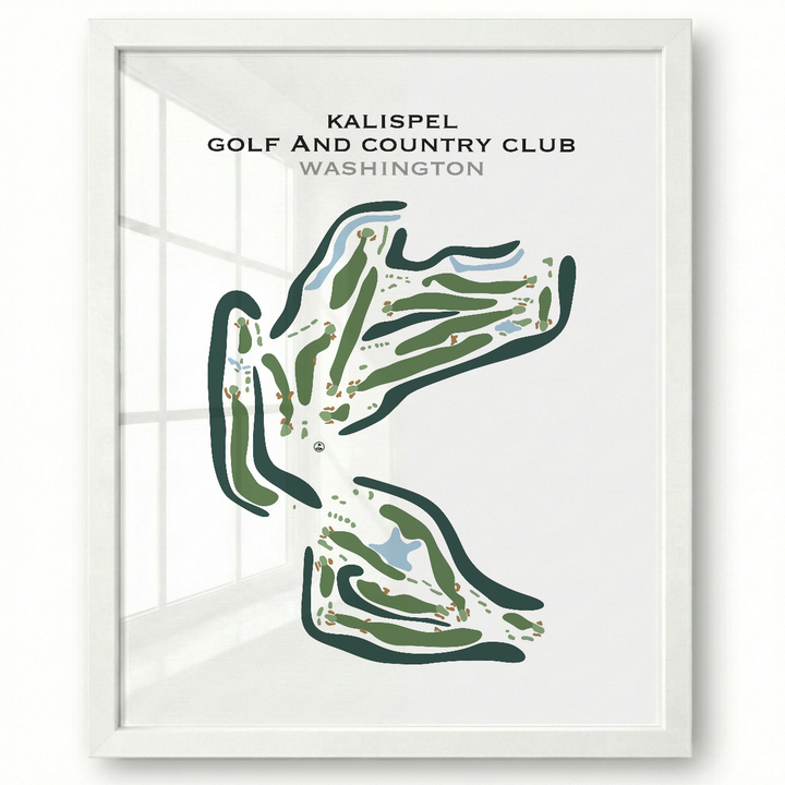 Kalispel Golf & Country Club, Washington - Printed Golf Course