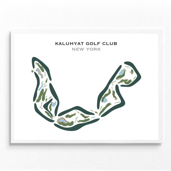 Kaluhyat Golf Club, New York - Printed Golf Course