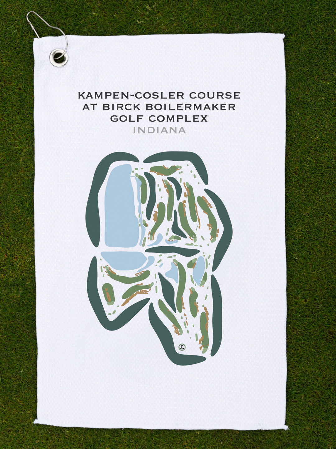 Kampen-Cosler Course at Birck Boilermaker Golf Complex, Indiana - Printed Golf Courses