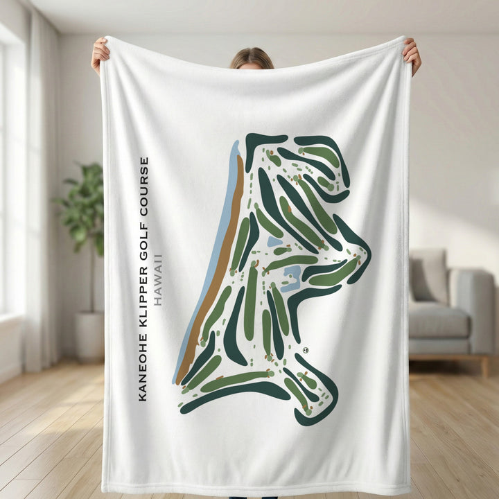 Kaneohe Klipper Golf Course, Hawaii - Printed Golf Course