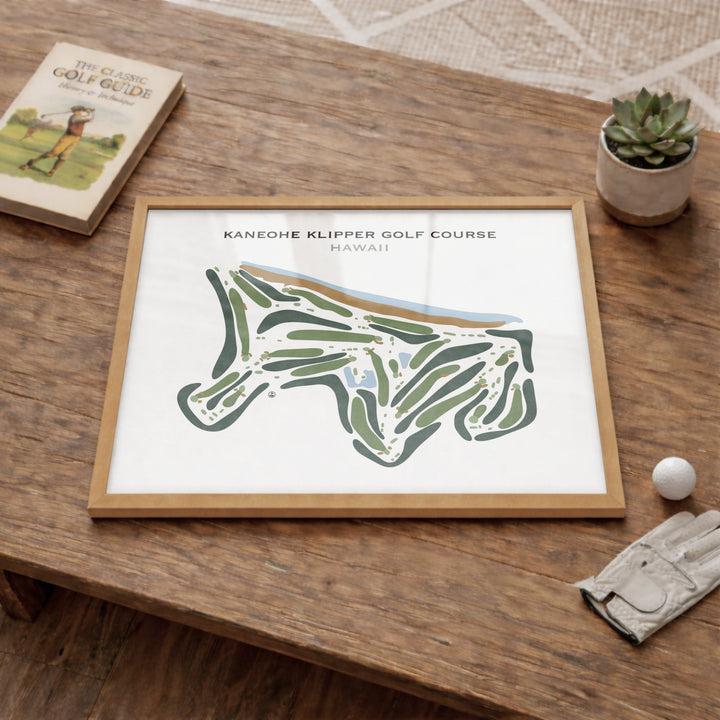 Kaneohe Klipper Golf Course, Hawaii - Printed Golf Course