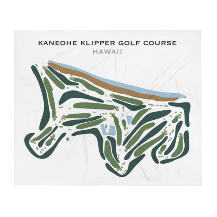 Kaneohe Klipper Golf Course, Hawaii - Printed Golf Course