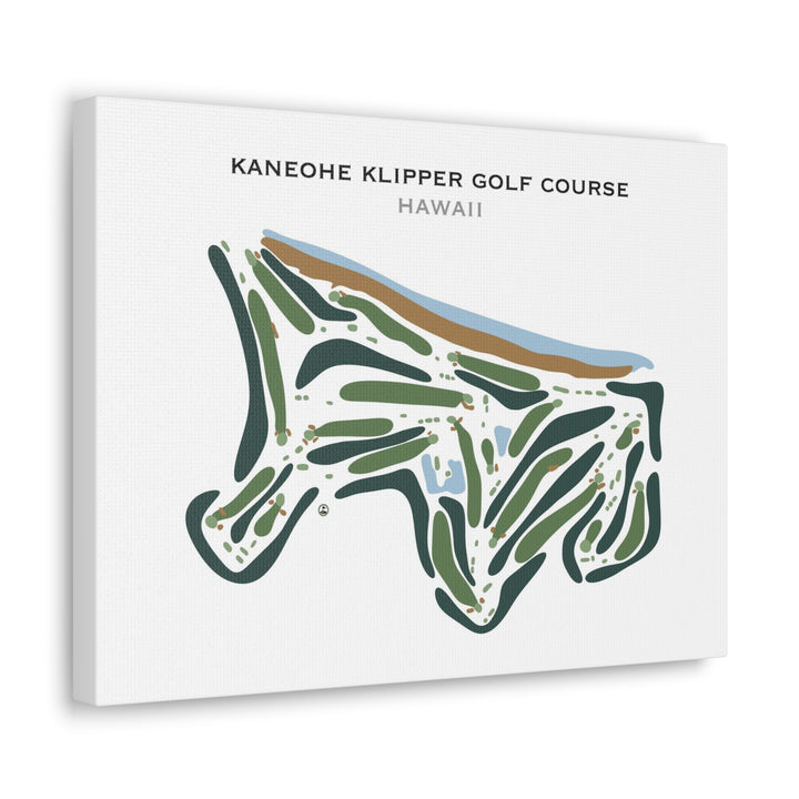 Kaneohe Klipper Golf Course, Hawaii - Printed Golf Course