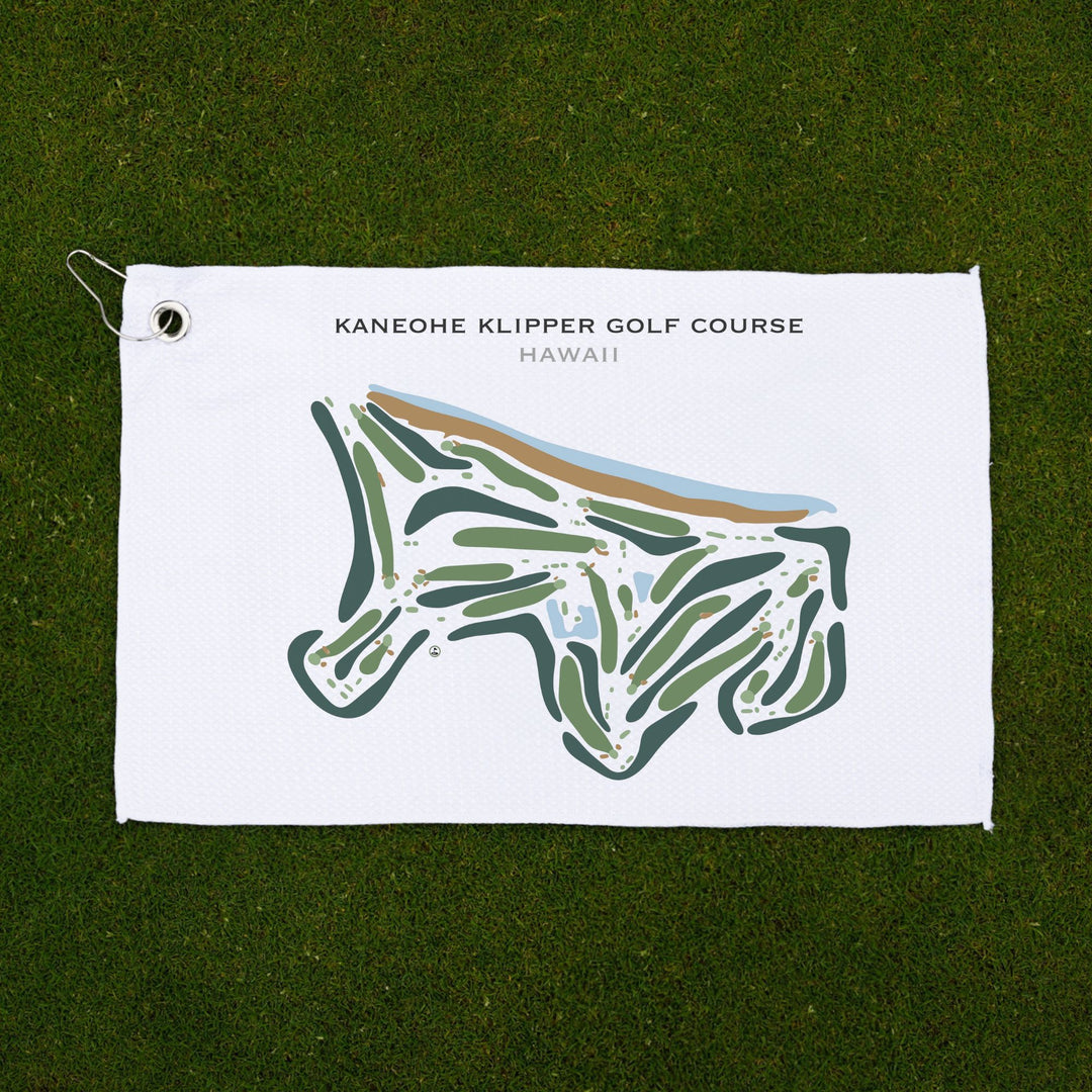 Kaneohe Klipper Golf Course, Hawaii - Printed Golf Course