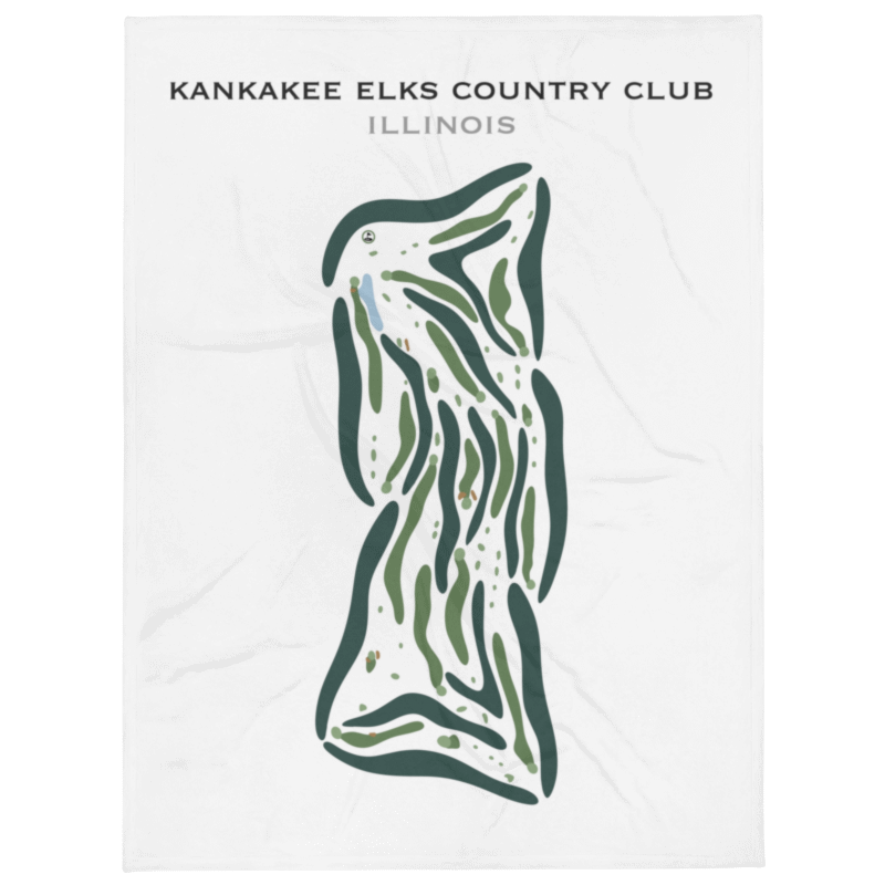 Kankakee Elks Country Club, Illinois - Printed Golf Courses