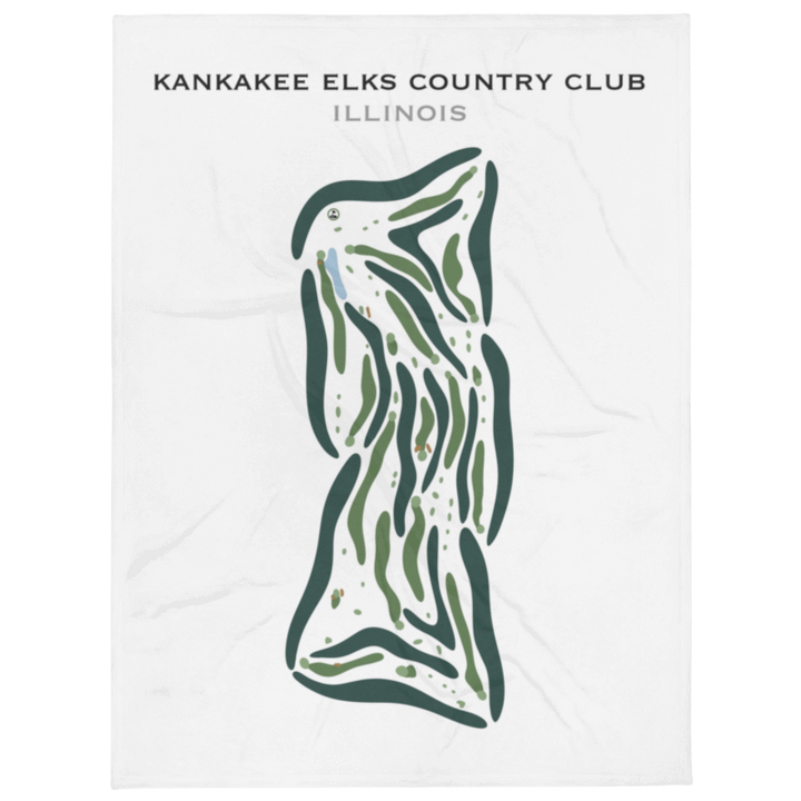 Kankakee Elks Country Club, Illinois - Printed Golf Courses