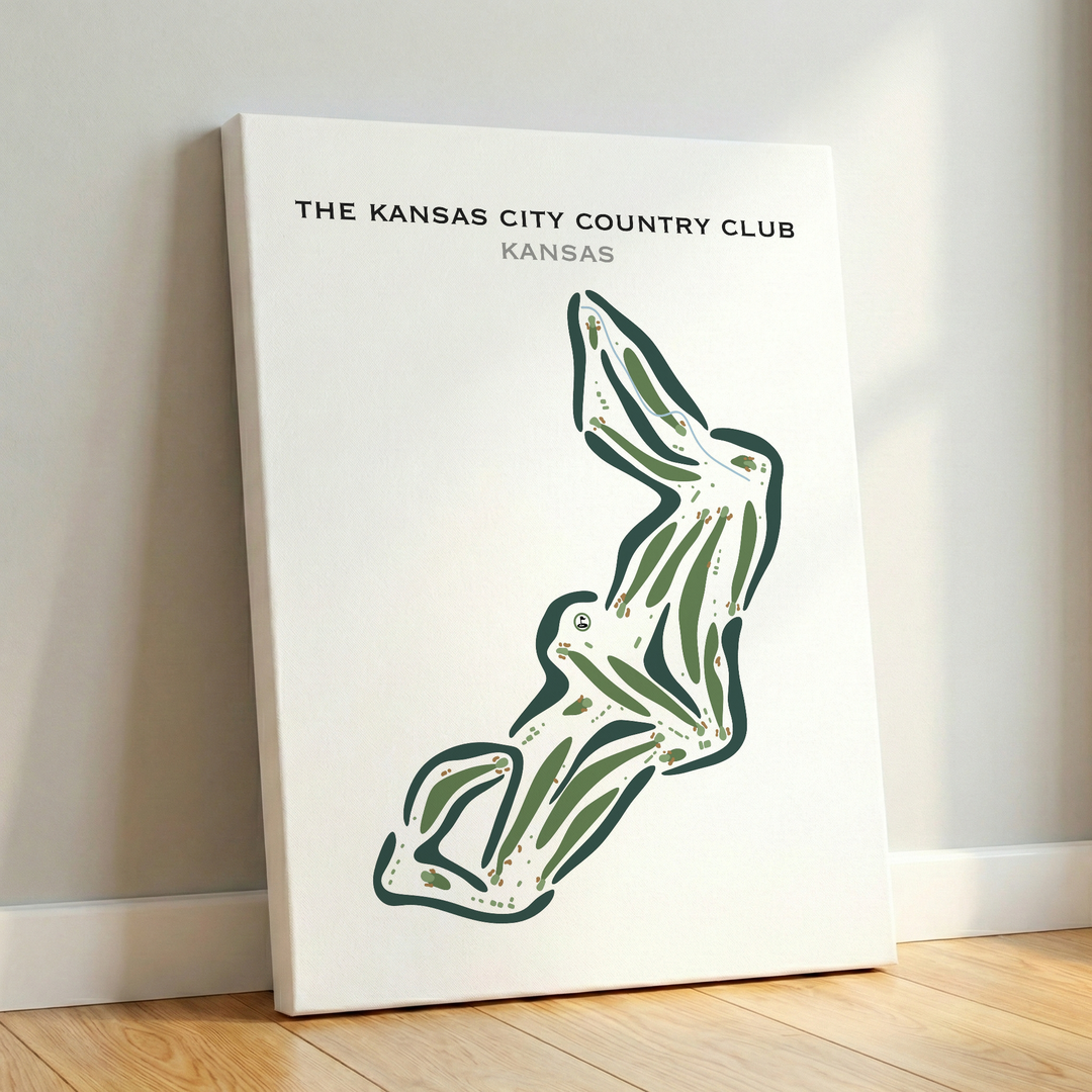 Kansas City Country Club, Kansas - Printed Golf Courses