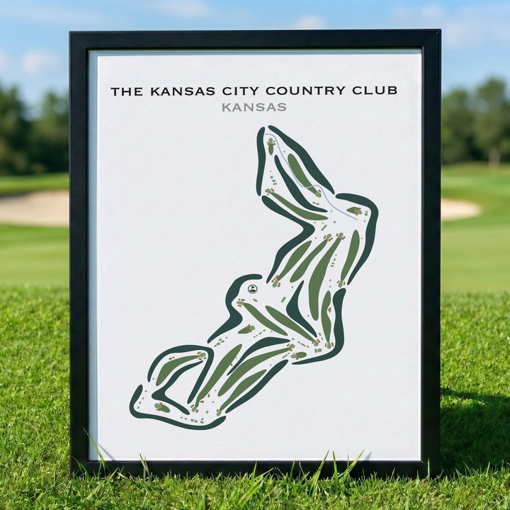 Kansas City Country Club, Kansas - Printed Golf Courses