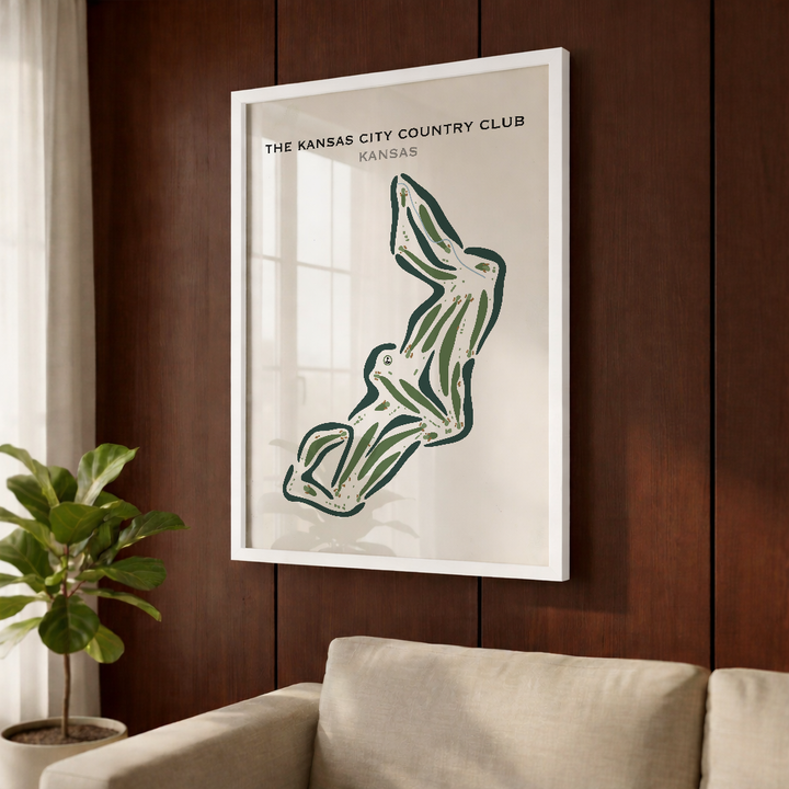 Kansas City Country Club, Kansas - Printed Golf Courses