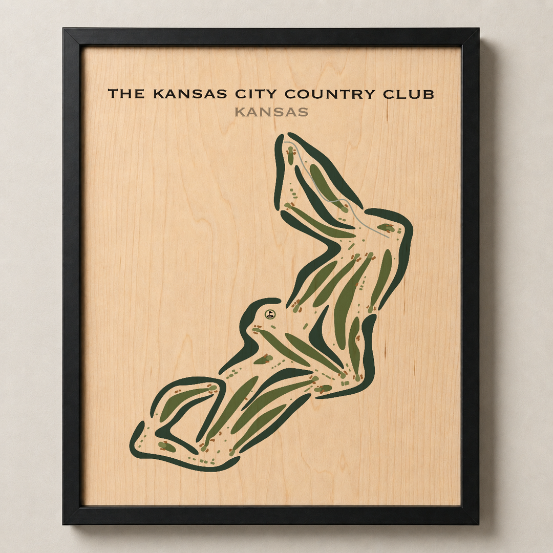 Kansas City Country Club, Kansas - Printed Golf Courses