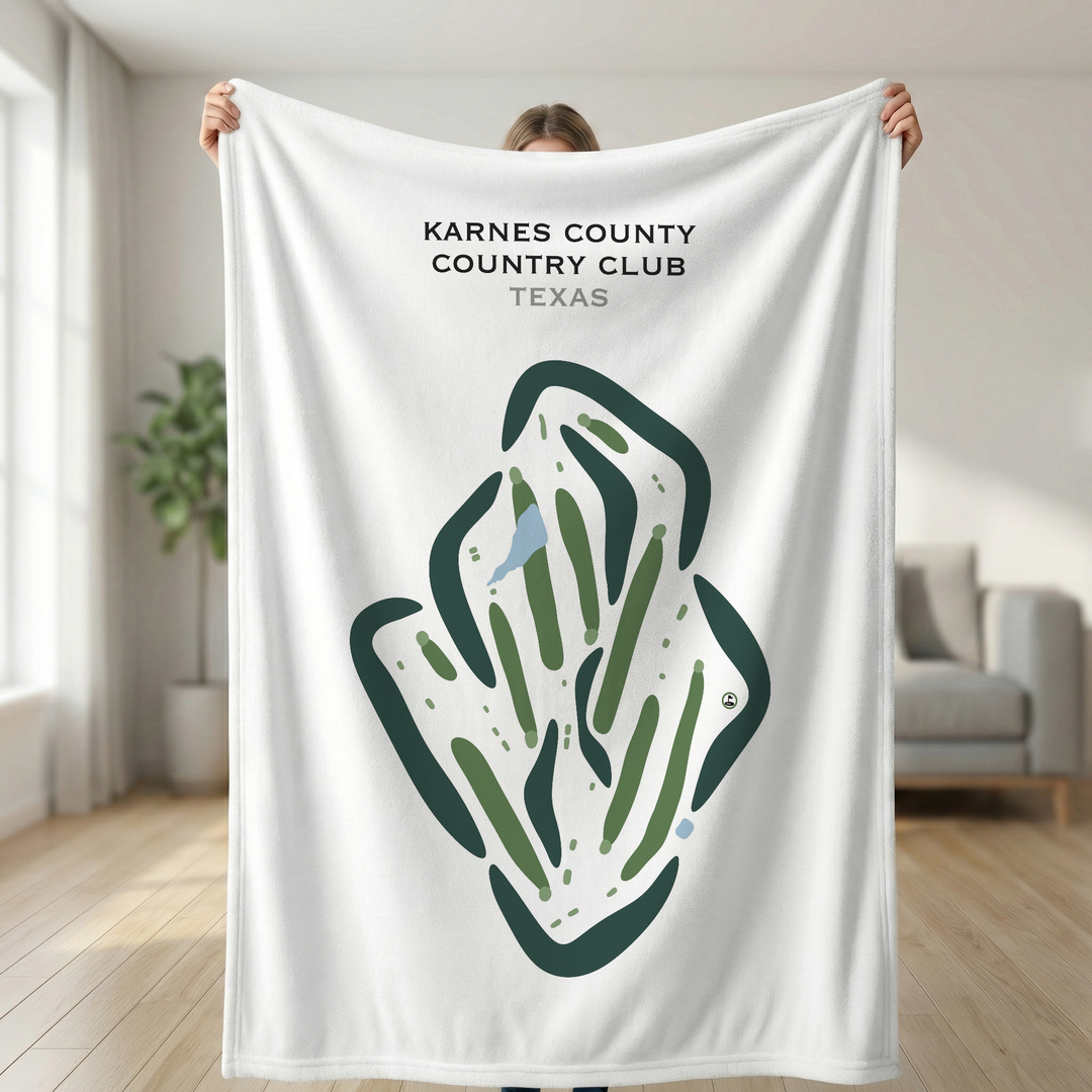 Karnes County Country Club, Texas - Printed Golf Courses