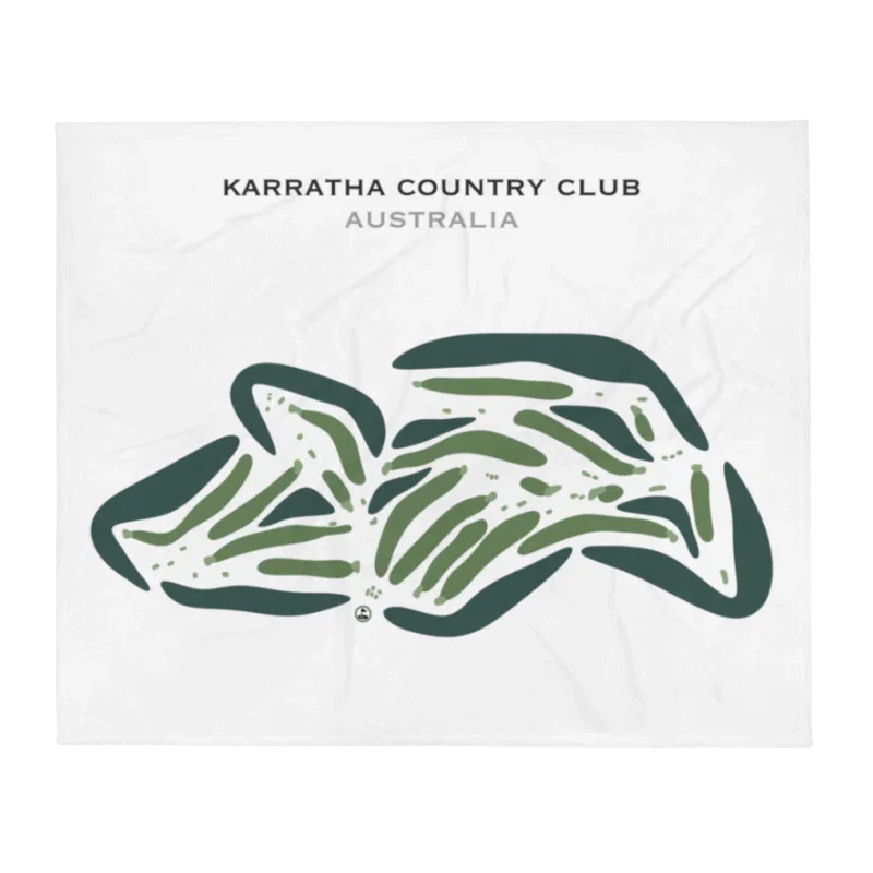 Karratha Country Club, Australia - Printed Golf Courses
