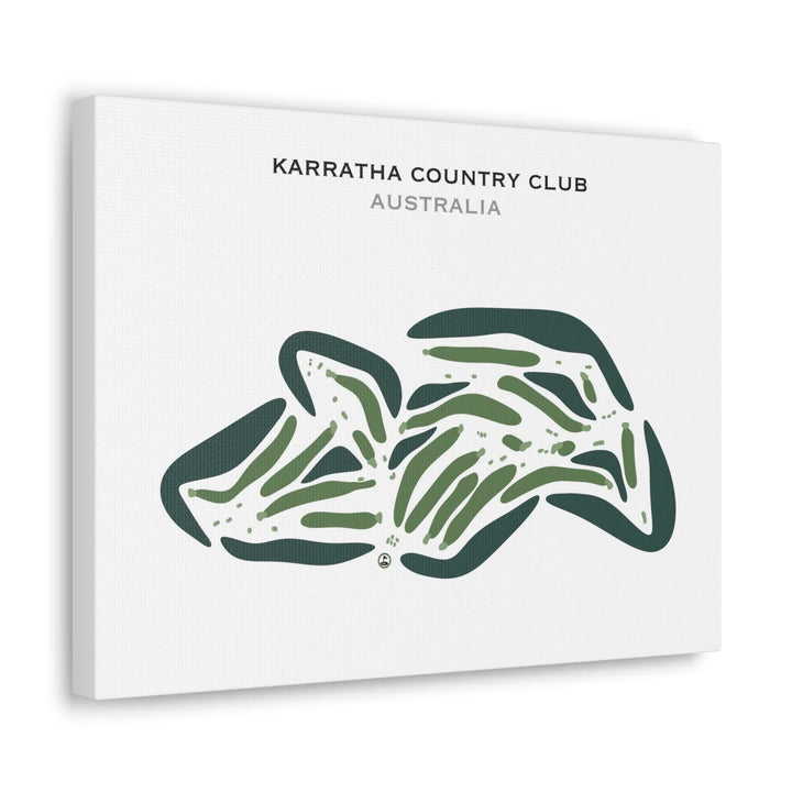 Karratha Country Club, Australia - Printed Golf Courses