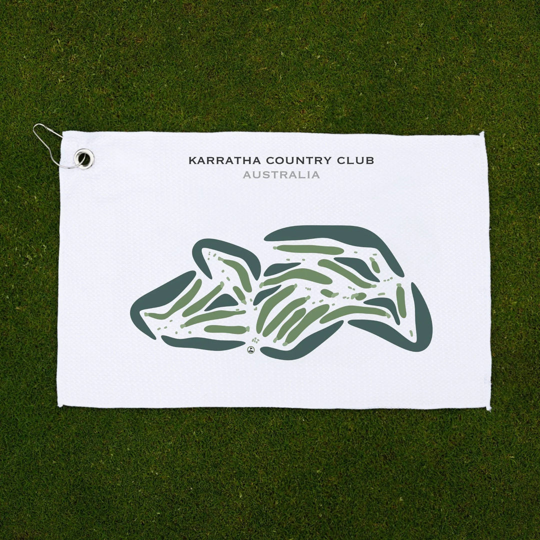 Karratha Country Club, Australia - Printed Golf Courses