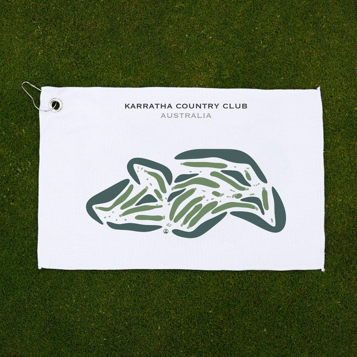 Karratha Country Club, Australia - Printed Golf Courses