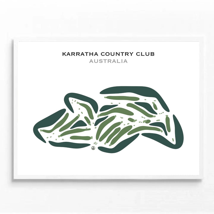 Karratha Country Club, Australia - Printed Golf Courses