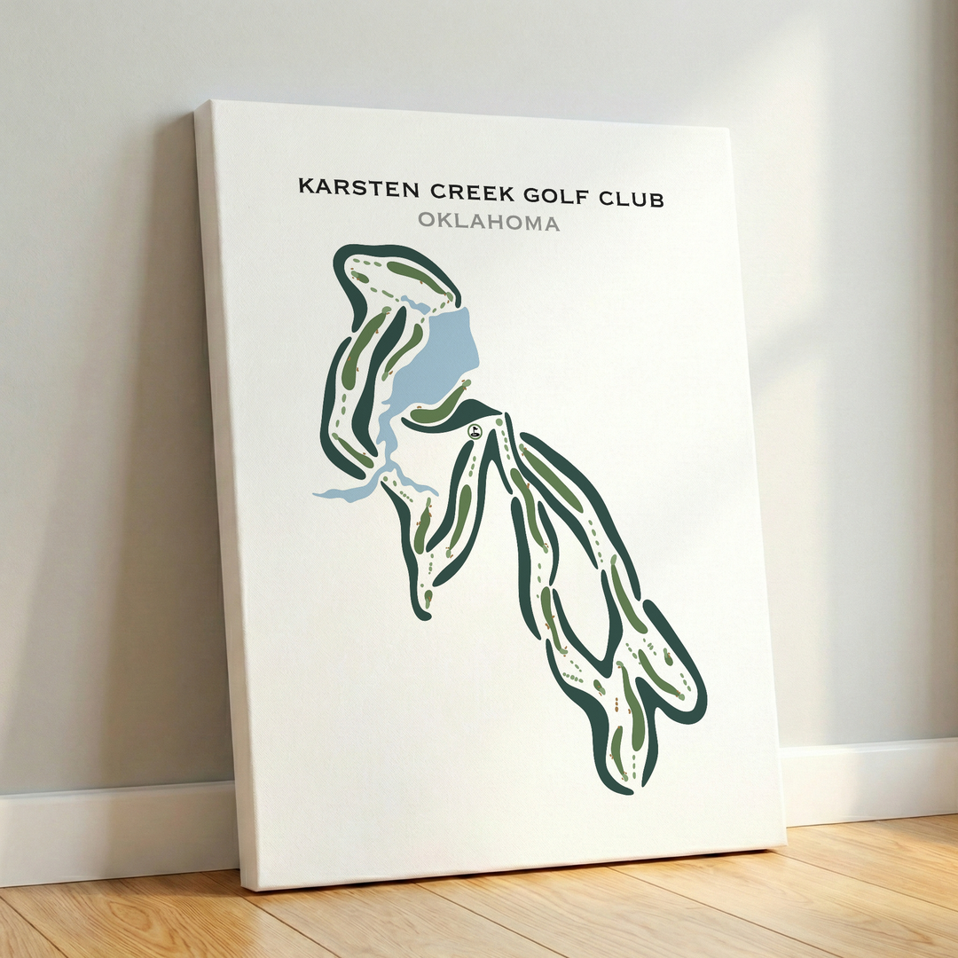 Karsten Creek Golf Club, Oklahoma - Printed Golf Courses