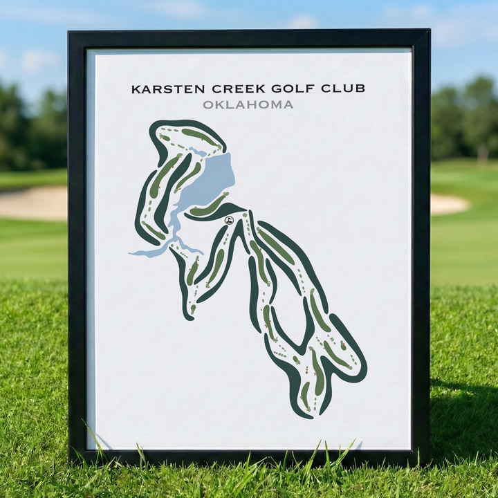Karsten Creek Golf Club, Oklahoma - Printed Golf Courses