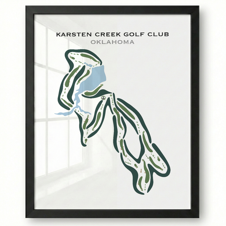 Karsten Creek Golf Club, Oklahoma - Printed Golf Courses