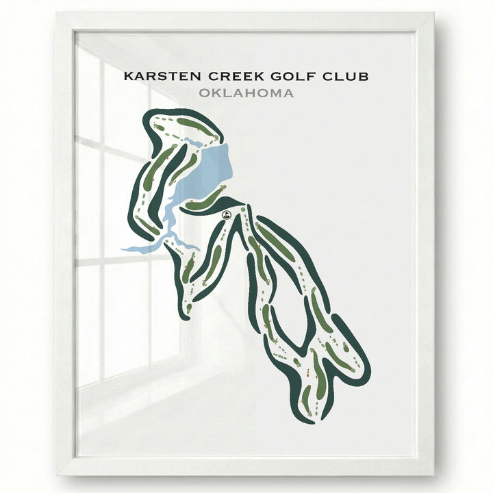 Karsten Creek Golf Club, Oklahoma - Printed Golf Courses