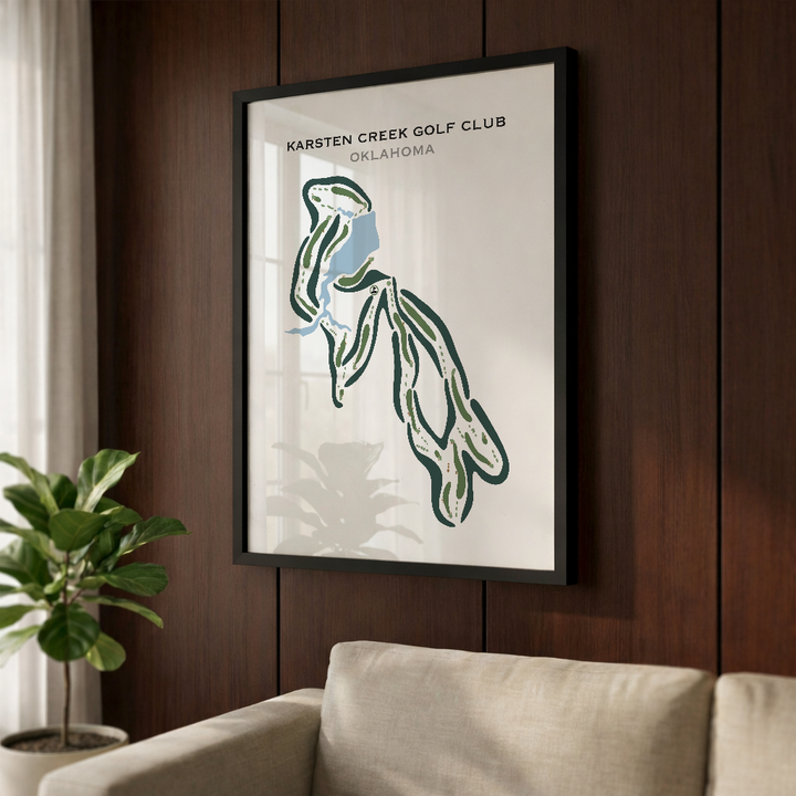 Karsten Creek Golf Club, Oklahoma - Printed Golf Courses