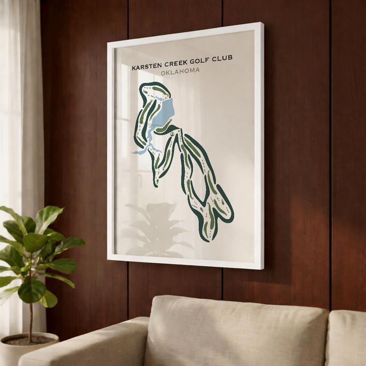 Karsten Creek Golf Club, Oklahoma - Printed Golf Courses