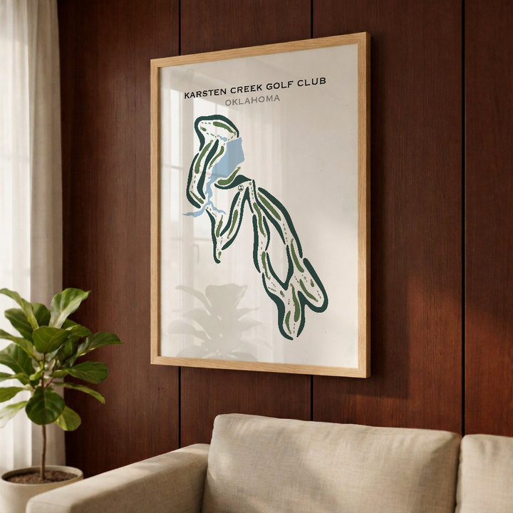 Karsten Creek Golf Club, Oklahoma - Printed Golf Courses