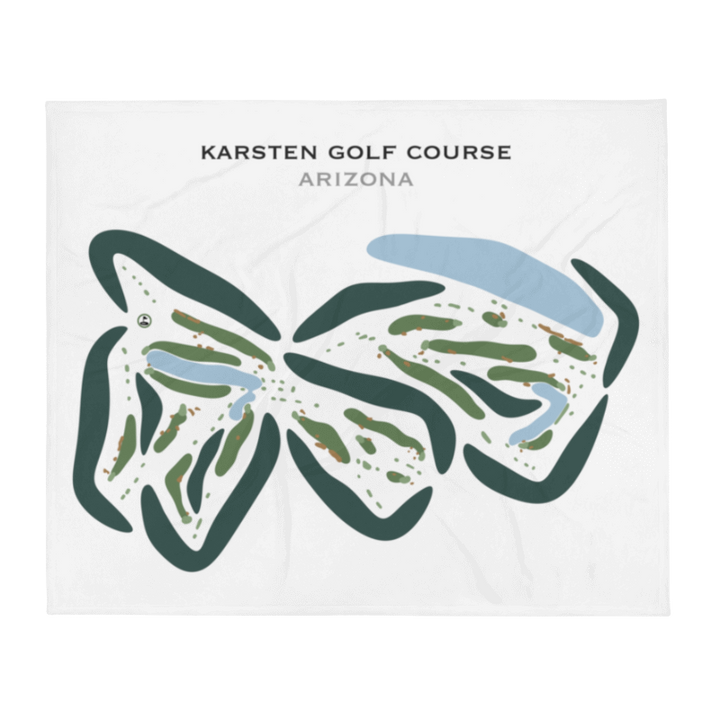 Karsten Golf Course, Arizona - Printed Golf Courses