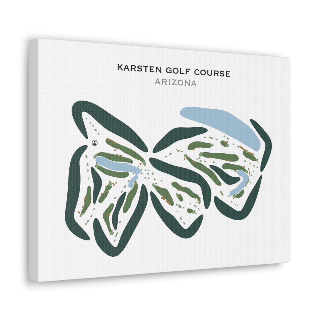Karsten Golf Course, Arizona - Printed Golf Courses