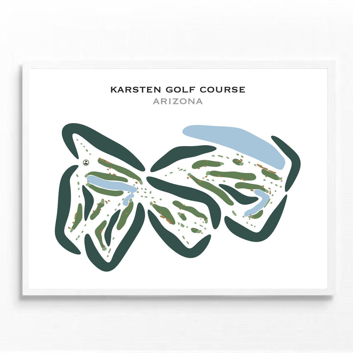 Karsten Golf Course, Arizona - Printed Golf Courses