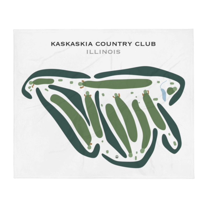 Kaskaskia Country Club, Illinois - Printed Golf Courses