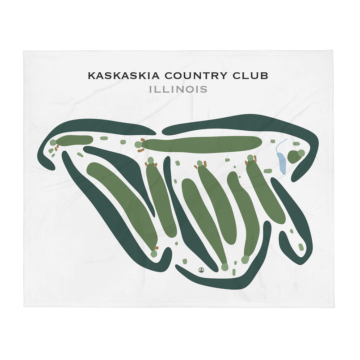 Kaskaskia Country Club, Illinois - Printed Golf Courses