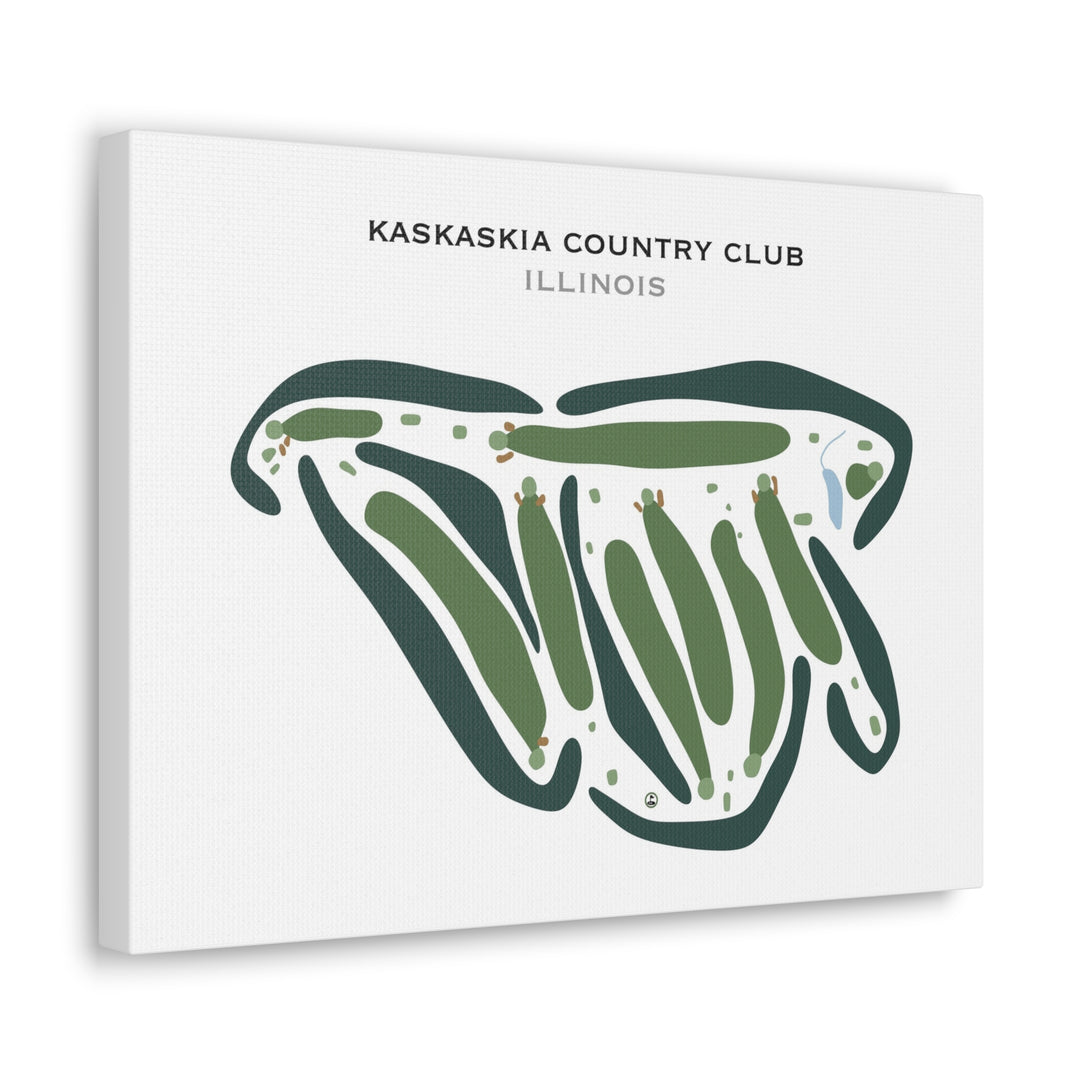 Kaskaskia Country Club, Illinois - Printed Golf Courses