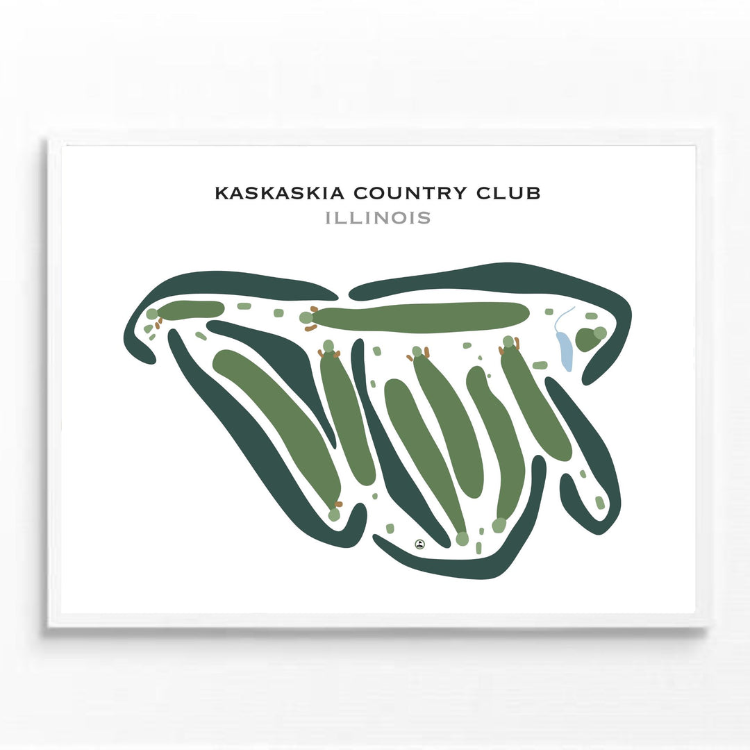 Kaskaskia Country Club, Illinois - Printed Golf Courses